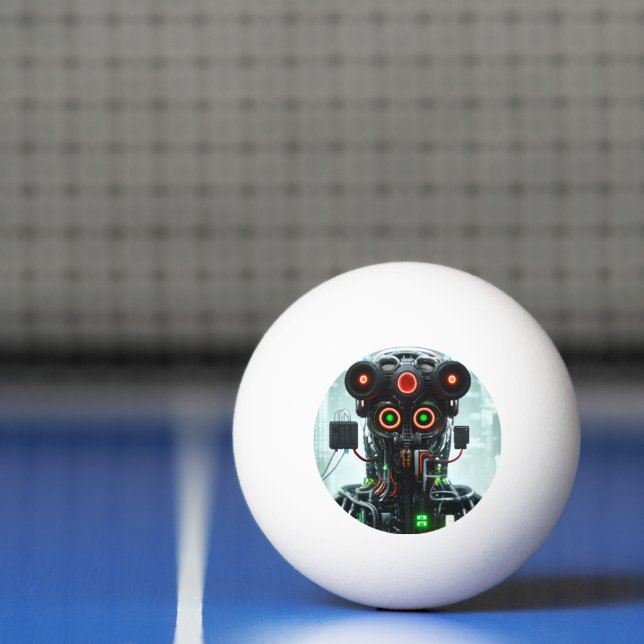 Ping Pong Robot 5 balle de ping-pong 3 étoiles (Filet)