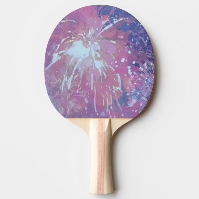 Ping Pong Superbe raquette de ping-pong feux d'artifice (Devant)