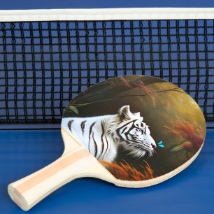 Ping Pong Tigre blanc Ces moments d'amour, Raquette de ping-