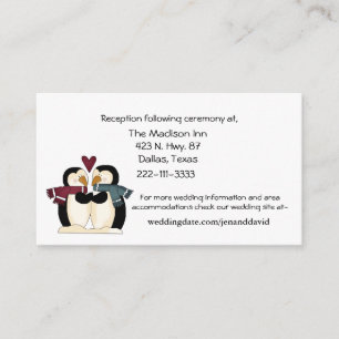 Pingins Cartes de boîtier en couple