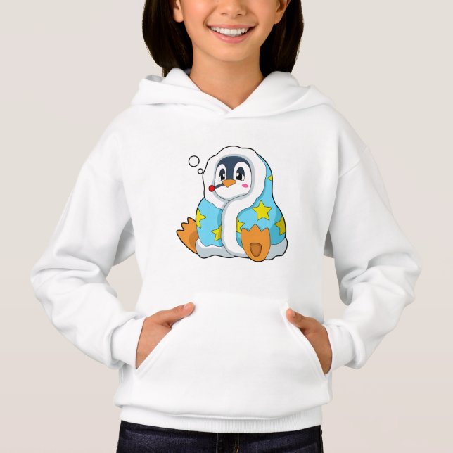 Pingouin avec thermomètre clinique (Devant)