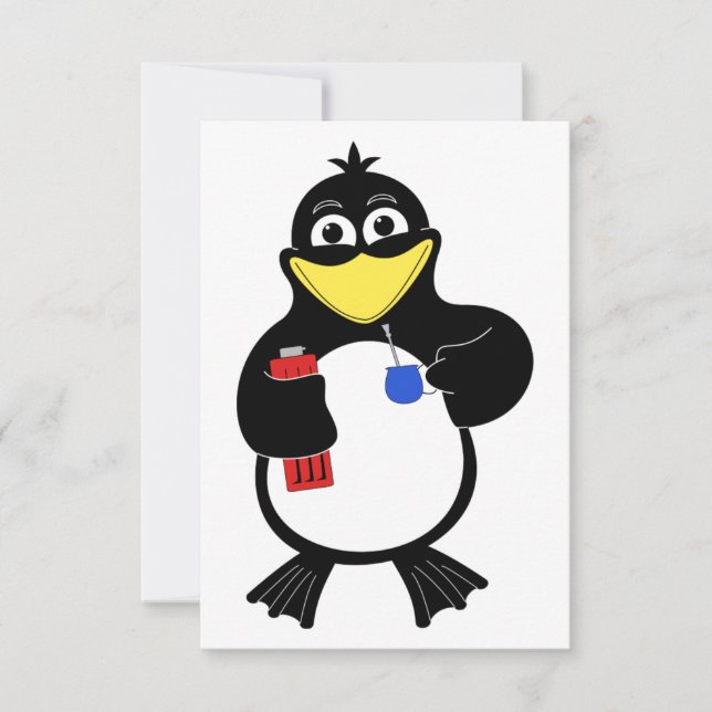 Pingouin de dessin (Devant)