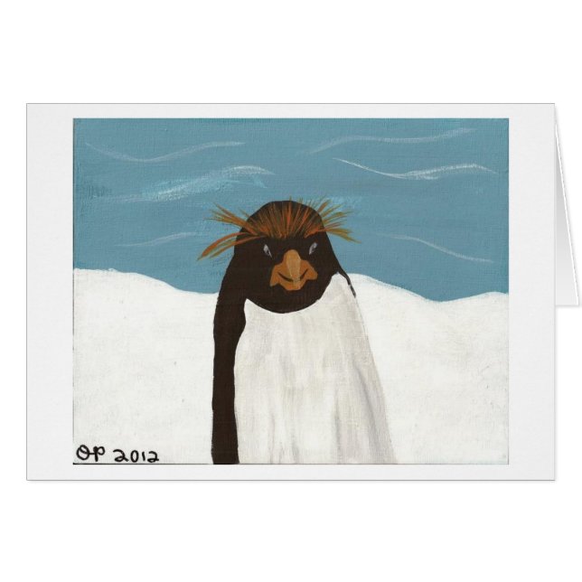 Pingouin de macaronis (Devant horizontal)