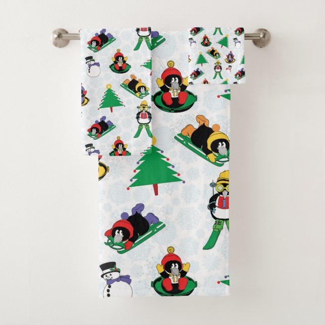 Pingouin de Noël (En situation)
