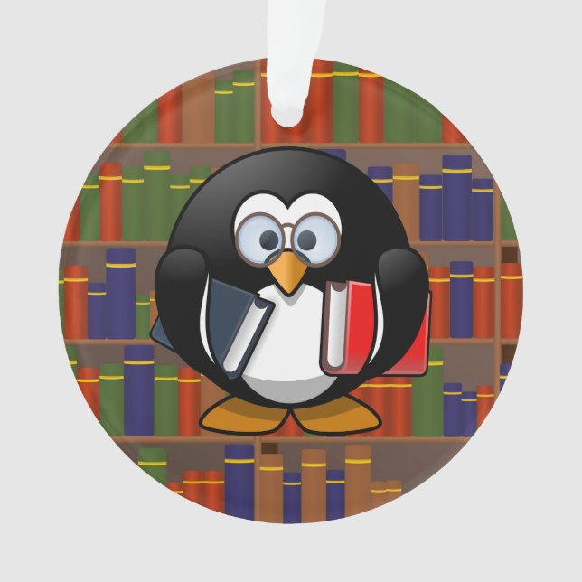 Pingouin de rat de bibliothèque dans une (devant)