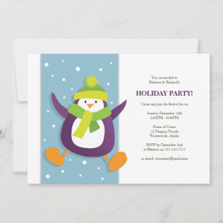 Pingouin fétiche| Invitation Fête des Fêtes