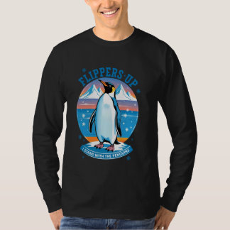 Pingouin Flippers En Haut Je Me Trouve Avec Le Pin