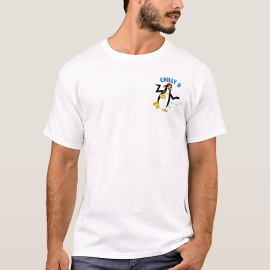 Pingouin frais de D - snowboarding T-shirt