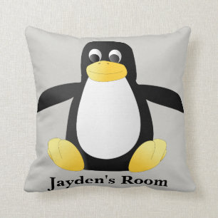 Pingouin mignon de bébé du coussin de l'enfant