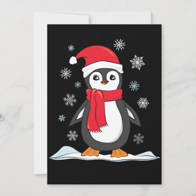 Pingouin mignon de Noël (Devant)