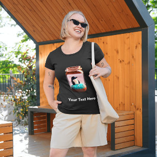 Pingouin mignon en T-shirt Jar