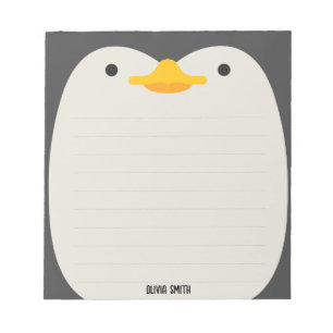 Pingouin mignon Enfants personnalisés Bloc-notes