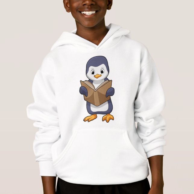 Pingouin Nerd avec Livre (Devant)