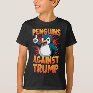Pingouin palmes vers le haut résiste aux pingouins