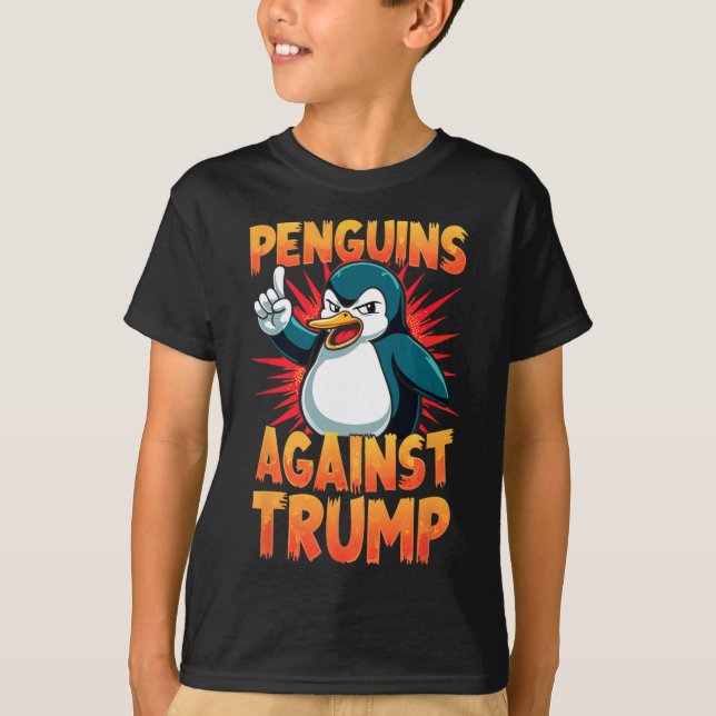 Pingouin palmes vers le haut résiste aux pingouins (Devant)