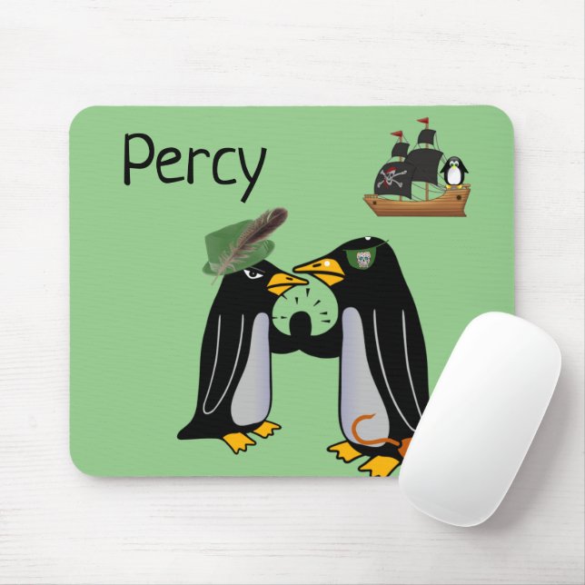 Pingouin Pirates Souris Pad! Tapis de souris (Avec souris)