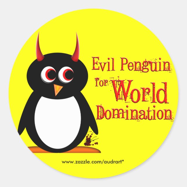 Pingouin pour Stickers World Domination (Devant)
