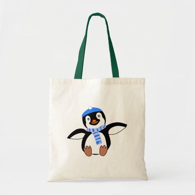Pingouin utilisant un sac fourre-tout à écharpe (Devant)