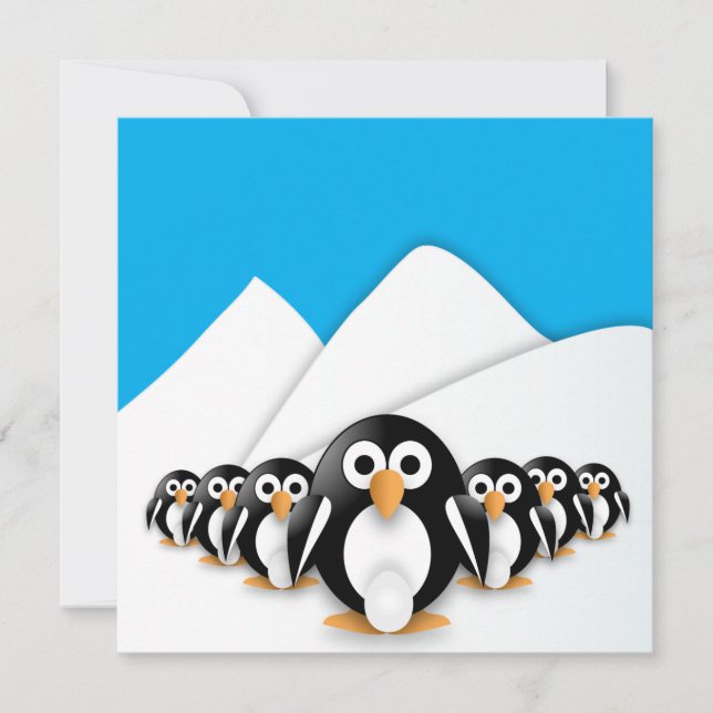 Pingouins amusants (Devant)