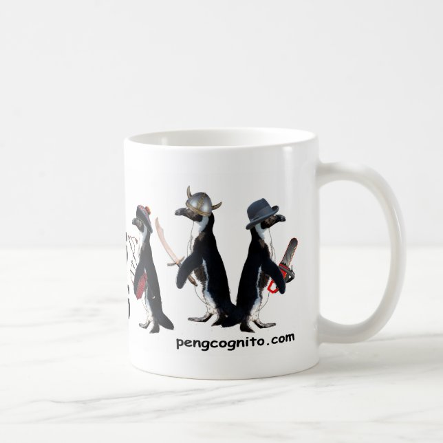 Pingouins avec la tasse d'armes (Droite)