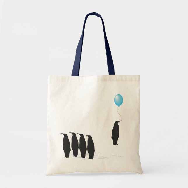 Pingouins avec le sac fourre-tout à ballon (Devant)