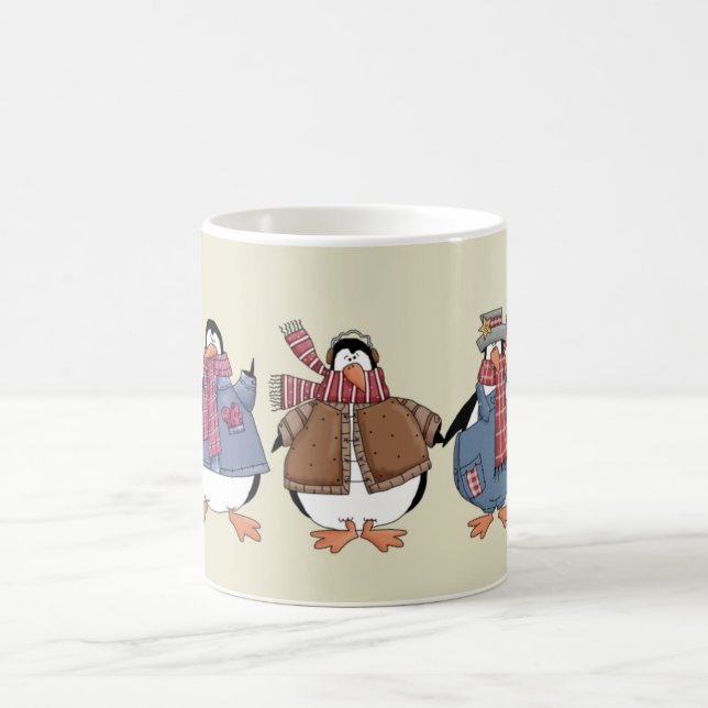 Pingouins Christmas Mug (Centre)