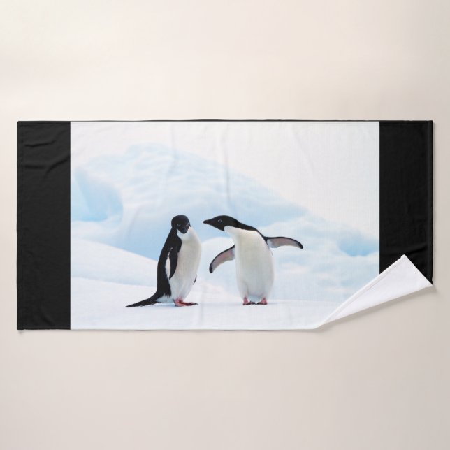 Pingouins d'Adelie (Serviette de bain)