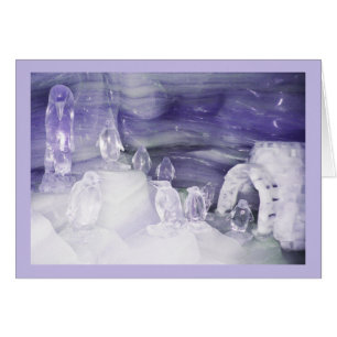 Pingouins dans la glace