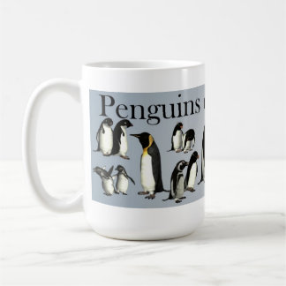 Pingouins de la tasse du monde