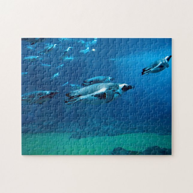Pingouins de natation, Puzzle (Horizontal)