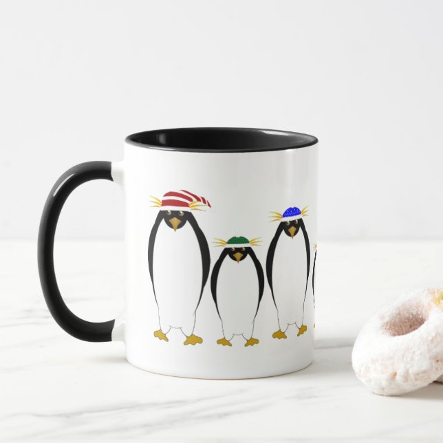 Pingouins Mug (Avec donut)