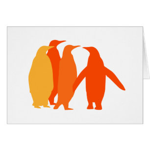 Pingouins orange