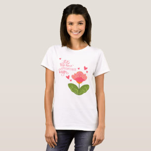 Pink Adventures Jote Floral Inspirivity T-Shirt