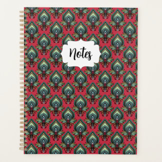 Pink and Aqua Fancy Motif Boho Planner