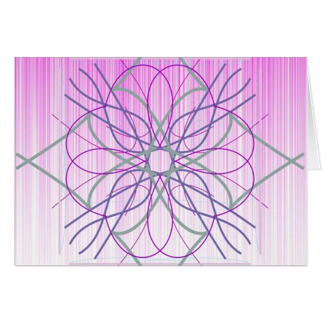Pink And Purple Random Design (Devant horizontal)