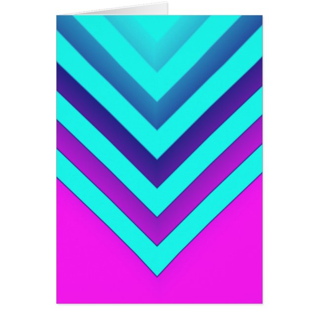 Pink & Aqua Chevron (Devant)