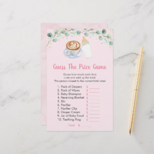 Pink Baby Brasse Du Café Devinez Le Jeu De Prix