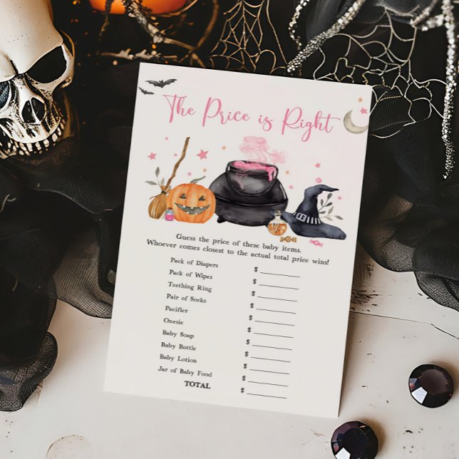 Pink Baby est en train de brasser Le prix est bon  (Baby is Brewing Baby Shower The Price is Right Game)