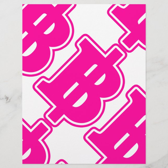 PINK BAHT SIGNER ฿ Thai Devise ฿ (Devant)