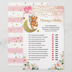 Pink Bearly Maman ou Daddy Games