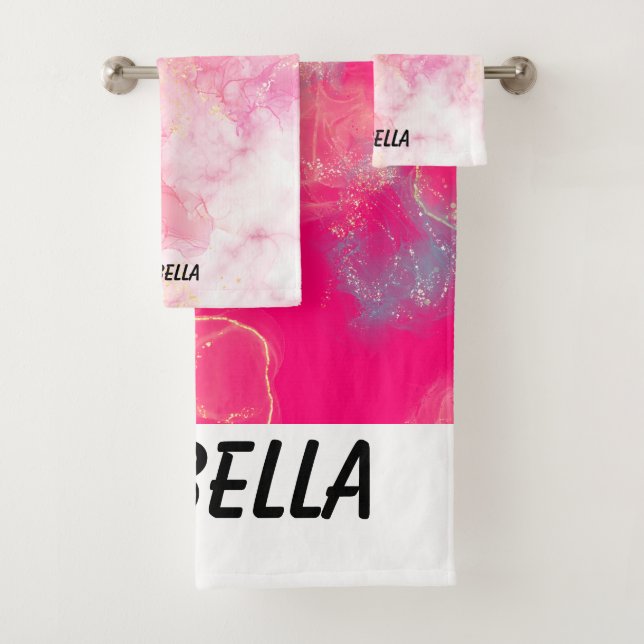 Pink Boho minimalist Ephemera ornament (En situation)