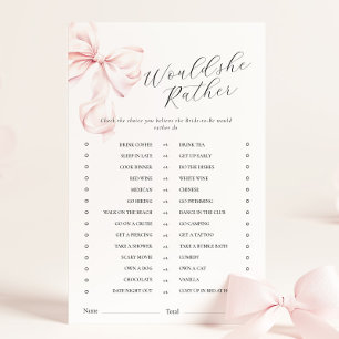 Pink Bow aimerait qu'elle préfère Fête des mariées