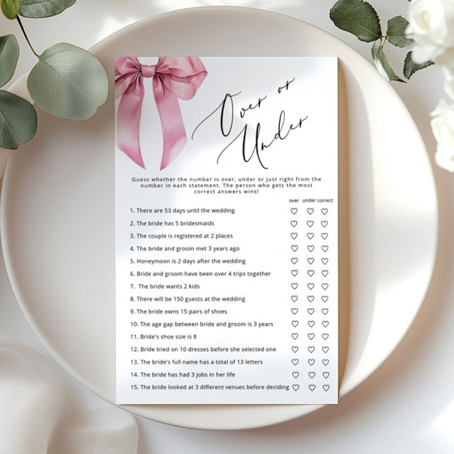 Pink Bow au-dessus ou sous la douche de nage (Créateur téléchargé)