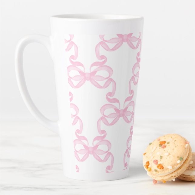 Pink bow Coffee Mug (En situation)