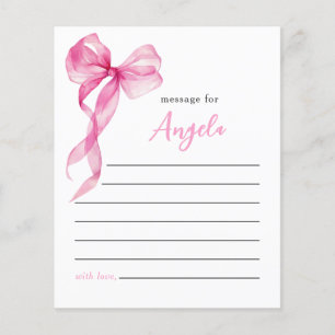 Pink Bow Girls 1st Birthday Time Capsule
