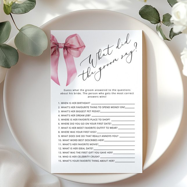 Pink Bow Qu'est-ce que le marié a dit le jeu de do (Créateur téléchargé)