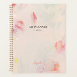 Pink & Coral Abstrait Floral Art Objectif Planific<br><div class="desc">Cette conception de planificateur personnalisé comprend un bel art abstrait peint à la main. Vous pouvez personnaliser le texte et l'utiliser à n'importe quel usage (définition d'objectif, productivité, liste de tâches, école / entreprise / planificateur de projet d'entreprise, ect). D'autres articles de papeterie ou cadeaux uniques sont disponibles dans ma...</div>
