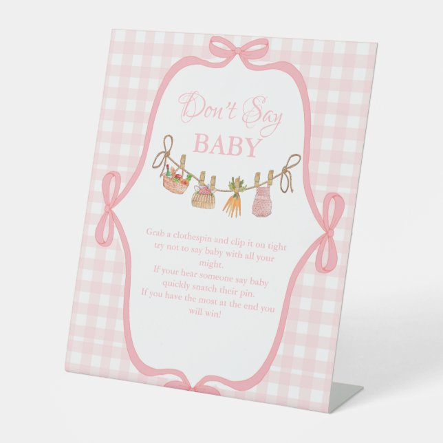 Pink cultivé localement ne dit pas signe de baby s (Recto)