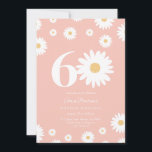 Pink Daisy 60th Birthday Invitation<br><div class="desc">🌼 Célébrez un grand jalon avec notre 60e Invitation anniversaire de marguerite! 🎉 Parfait pour honorer le 60e anniversaire d'un être aimé, cette invitation super présente de belles marguerites et une calligraphie élégante. Personnalisez-le avec tous les détails de la fête pour créer une célébration mémorable et unique. Faites de cet...</div>