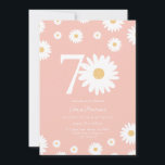 Pink Daisy 70th Birthday Invitation<br><div class="desc">🌼 Célébrez un grand jalon avec notre 70e Invitation anniversaire de marguerite! 🎉 Parfait pour honorer le 70e anniversaire d'un être aimé, cette invitation super présente de belles marguerites et une calligraphie élégante. Personnalisez-le avec tous les détails de la fête pour créer une célébration mémorable et unique. Faites de cet...</div>